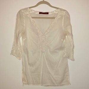 100% cotton Zara embroidered tunic